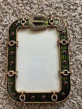 Vintage Jay STRONGWATER Western buckle 5 X 7 frame